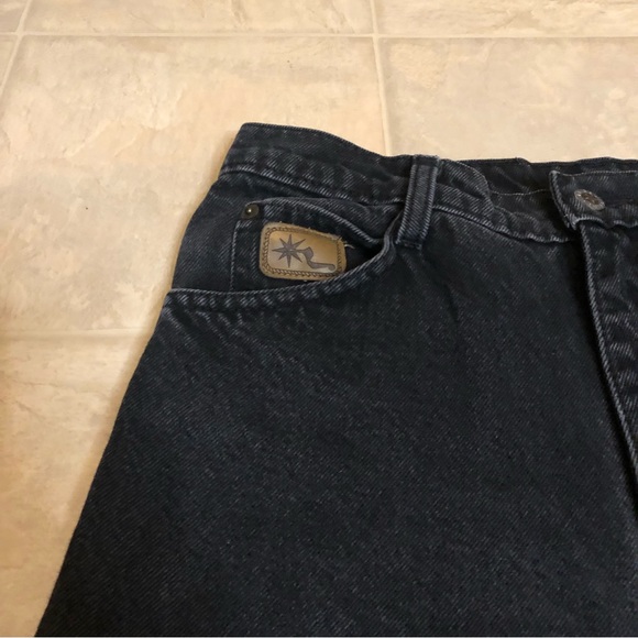[Sold]Boulet Vintage Cowgirl Dark Gray Jeans Semi Boot Cut / High Rise 80’s - Picture 4 of 10